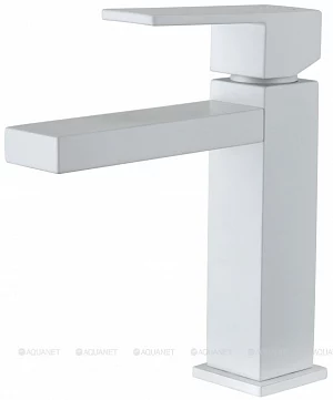 Смеситель для раковины Aquanet Blanco AF420-10W (261816) однорычажный белый матовый