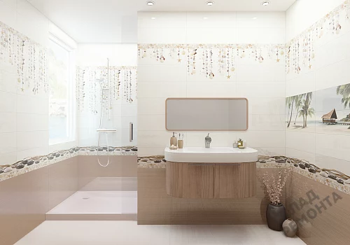 Фото Вставка Alma Ceramica Айленд DWA11ALD004 разноцветный 200*600 – купить в Новосибирске: цена, описание, фото. Интернет-магазин 4