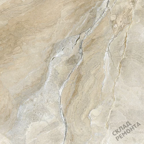 Фото Керамогранит лаппатированный Alma Ceramica Вулкано GFU6060VLC04L бежевый 600*600*9 – купить в Новосибирске: цена, описание, фото. Интернет-магазин 3