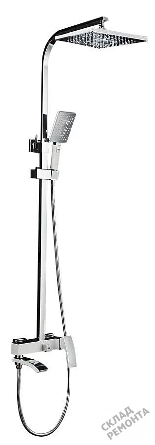 Фото Душевая система Gappo G2407-8 белый/хром купить в Новосибирске: цена, описание, фото. Интернет-магазин 1