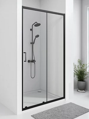 Душевая дверь Bas Cube WTW-120-C-B стекло 5 мм 120