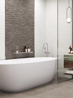 Плитка настенная Alma Ceramica Дискавер TWU2550DCV04 светло-серый 249*500