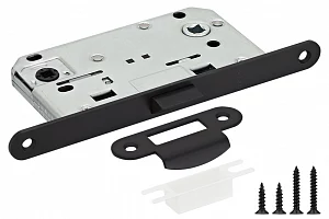Защелка с пластиковым язычком Rucetti RP1895 BL черный