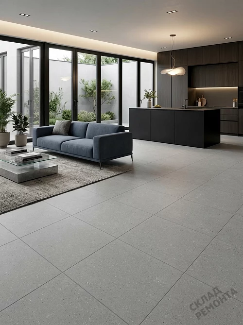 Фото Керамогранит матовый Gracia Ceramica Тренд серый 400*400*7 – купить в Новосибирске: цена, описание, фото. Интернет-магазин 1