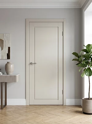 Дверь FlyDoors Классик С08 ПГ айриш, ПВХ, без стекла