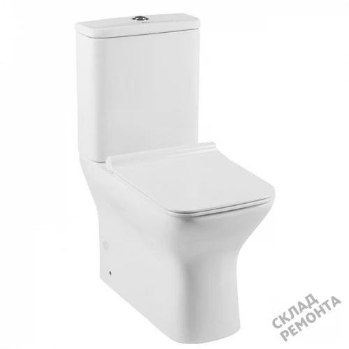 Фото Унитаз напольный Aquanet Cube-C 210759 безободковый купить в Новосибирске: цена, описание, фото. Интернет-магазин 5