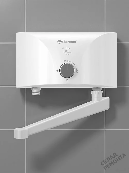 Фото Водонагреватель проточный Thermex Vetro 6500 tap – купить в Новосибирске: цена, описание, фото. Интернет-магазин 1