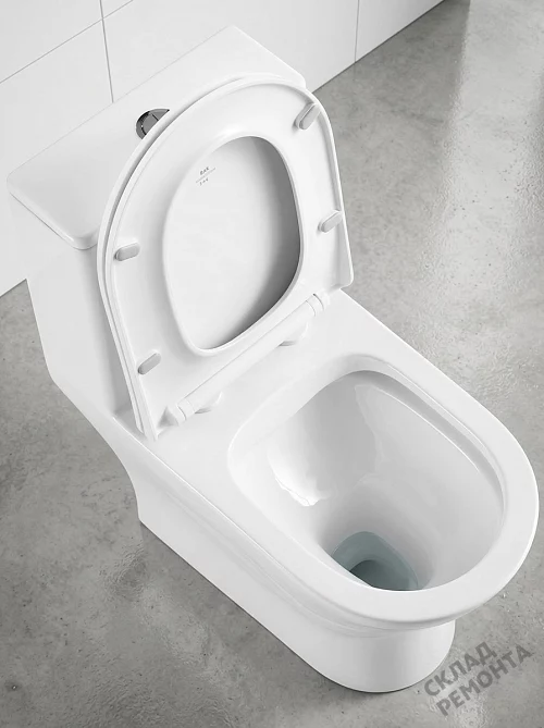 Фото Унитаз моноблок BelBagno Lounge BB8618CPR-MN/SC безободковый купить в Новосибирске: цена, описание, фото. Интернет-магазин 3