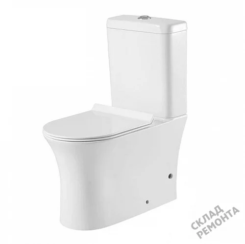 Фото Унитаз напольный Aquanet Roll-C 210764 безободковый купить в Новосибирске: цена, описание, фото. Интернет-магазин 7