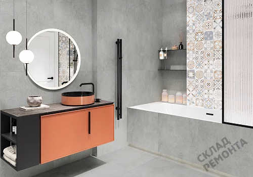 Фото Керамогранит матовый Alma Ceramica Никос GFU6060NKS07R серый 600*600*9 – купить в Новосибирске: цена, описание, фото. Интернет-магазин 3