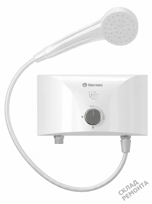 Фото Водонагреватель проточный Thermex Vetro 5500 shower – купить в Новосибирске: цена, описание, фото. Интернет-магазин 2