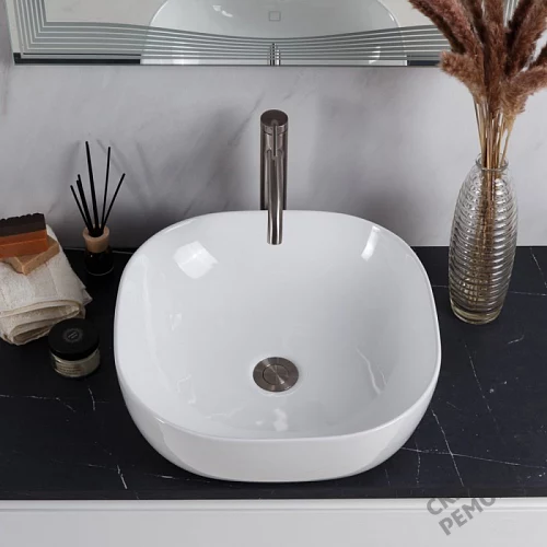 Фото Раковина накладная BelBagno BB1301 42.5 см купить в Новосибирске: цена, описание, фото. Интернет-магазин 5