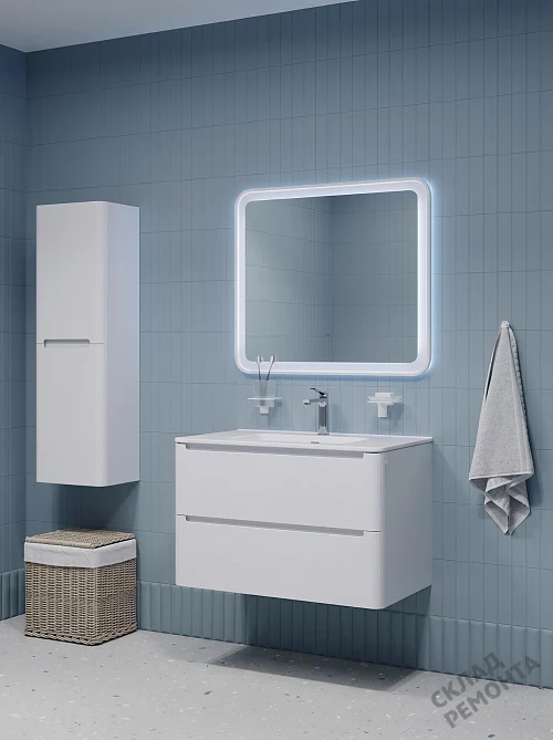 Фото Пенал подвесной Iddis Эдифис EDI35W0i97, белый купить в Новосибирске: цена, описание, фото. Интернет-магазин 1