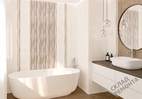 Фото Плитка настенная Alma Ceramica Plesso TWU09PLS044 коричневый 249*500 – купить в Новосибирске: цена, описание, фото. Интернет-магазин 5