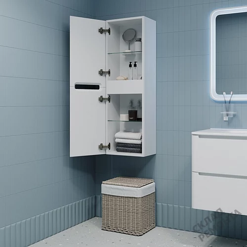 Фото Пенал подвесной Iddis Эдифис EDI35W0i97, белый купить в Новосибирске: цена, описание, фото. Интернет-магазин 2