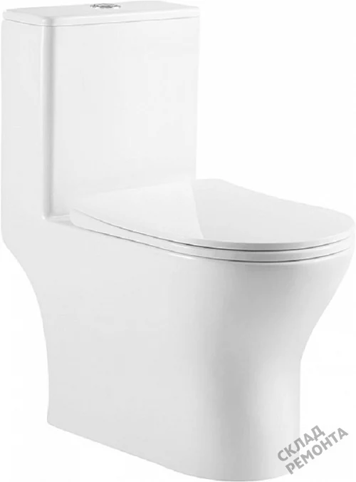 Фото Унитаз моноблок BelBagno Lounge BB8618CPR-MN/SC безободковый купить в Новосибирске: цена, описание, фото. Интернет-магазин 4