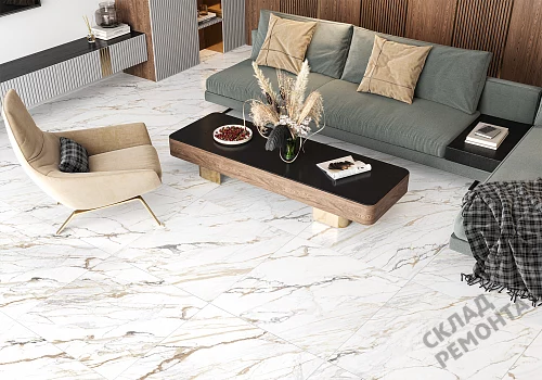 Фото Керамогранит лаппатированный New Trend Пегас GP40PEG01L белый 600*600*9 – купить в Новосибирске: цена, описание, фото. Интернет-магазин 5