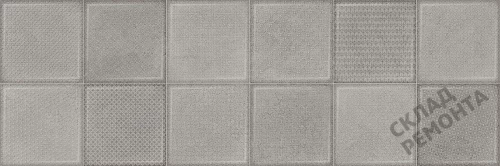 Фото Плитка настенная Alma Ceramica Куб TWU3090CUB70R серый 300*900 – купить в Новосибирске: цена, описание, фото. Интернет-магазин 3