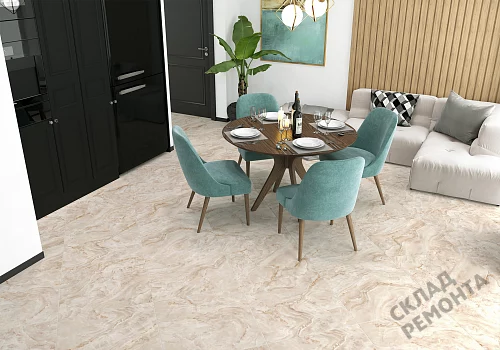 Фото Керамогранит лаппатированный Alma Ceramica Невада GFU04NVD40L бежевый 600*600*9 – купить в Новосибирске: цена, описание, фото. Интернет-магазин 2