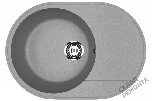 Фото Мойка для кухни Практик PR-M 610-003 светло-серая 61*47 – купить в Новосибирске: цена, описание, фото. Интернет-магазин 1