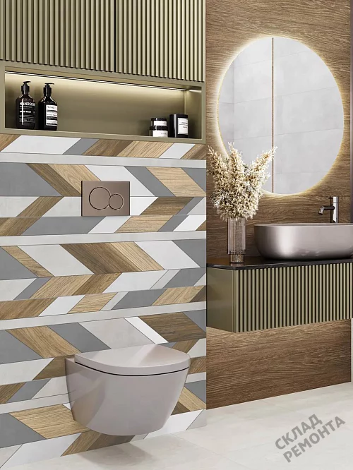 Фото Плитка настенная Alma Ceramica Мурал TWU3090MUR74R многоцветный 300*900 – купить в Новосибирске: цена, описание, фото. Интернет-магазин 1