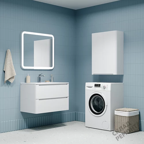 Фото Шкаф подвесной Iddis Эдифис EDI60W0i97, белый купить в Новосибирске: цена, описание, фото. Интернет-магазин 3
