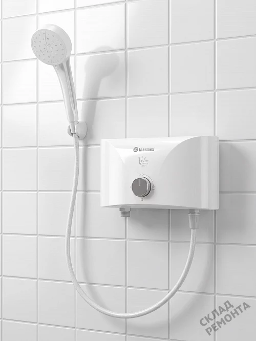 Фото Водонагреватель проточный Thermex Vetro 6500 shower л. – купить в Новосибирске: цена, описание, фото. Интернет-магазин 1