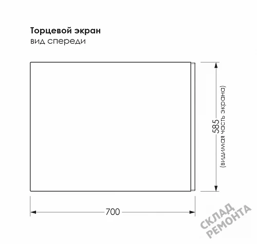 Фото Торцевая панель Метакам 70 Strict купить в Новосибирске: цена, описание, фото. Интернет-магазин 2