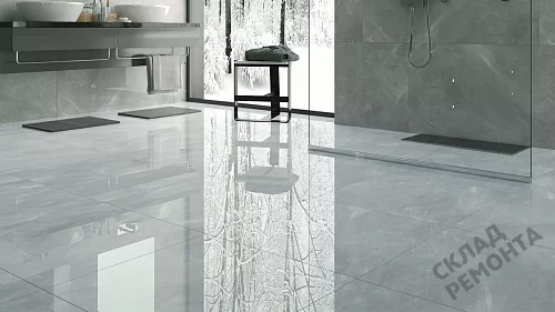 Фото Керамогранит матовый Steppe Ceramics Pulpis Grey серый 600*1200*10 – купить в Новосибирске: цена, описание, фото. Интернет-магазин 4