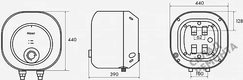 Фото Водонагреватель накопительный Haier ES30V-MQ1, 30 л – купить в Новосибирске: цена, описание, фото. Интернет-магазин 6