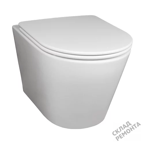 Фото Унитаз подвесной Calypso CS201UQ-OKS ультратихий смыв купить в Новосибирске: цена, описание, фото. Интернет-магазин 2