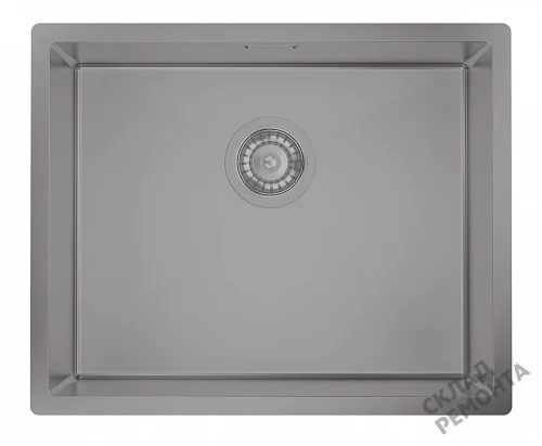 Фото Мойка для кухни Iddis Edifice EDI54G0i77 сатин (с выпуском) графит 54*44 – купить в Новосибирске: цена, описание, фото. Интернет-магазин 1