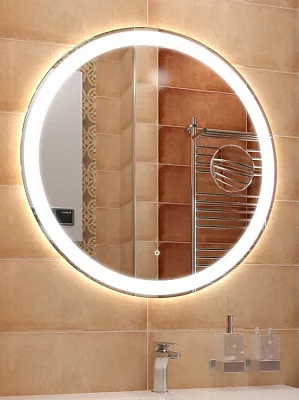 Зеркало подвесное Континент Aroma LED 78 (ЗЛП436) с подсветкой, белый