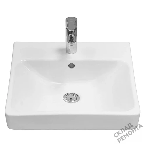 Фото Раковина на тумбу Акватон Адриана 45 1WH501630, 45 см купить в Новосибирске: цена, описание, фото. Интернет-магазин 2