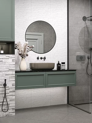 Плитка настенная Alma Ceramica Дискавер TWU2550DCV10 белый 249*500