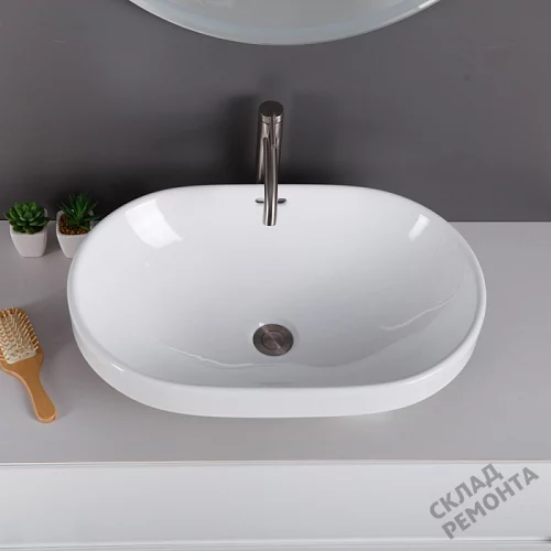 Фото Раковина накладная BelBagno BB1004 60 см купить в Новосибирске: цена, описание, фото. Интернет-магазин 4