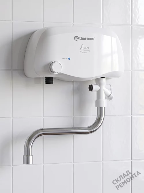 Фото Водонагреватель проточный Thermex Arion 3500 tap – купить в Новосибирске: цена, описание, фото. Интернет-магазин 1