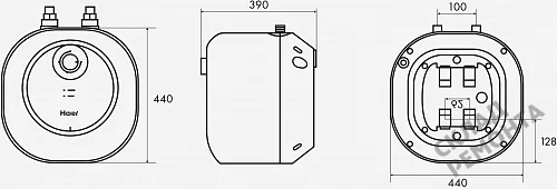 Фото Водонагреватель накопительный Haier ES30V-MQ2, 30 л – купить в Новосибирске: цена, описание, фото. Интернет-магазин 6