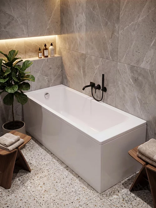 Фото Ванна акриловая Roca Easy ZRU9302904 без гидромассажа 150*70  купить в Новосибирске: цена, описание, фото. Интернет-магазин 1