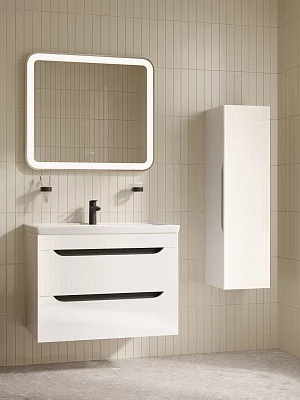 Тумба с умывальником подвесная Iddis Рэй RAY80W0i95K, белый