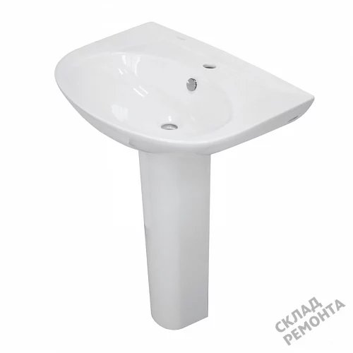 Фото Пьедестал для раковины Sanita Luxe Classic CLCSLWB01, белый купить в Новосибирске: цена, описание, фото. Интернет-магазин 2