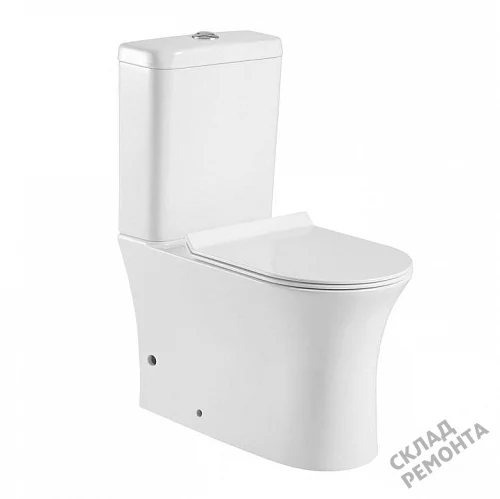 Фото Унитаз напольный Aquanet Roll-C 210764 безободковый купить в Новосибирске: цена, описание, фото. Интернет-магазин 1