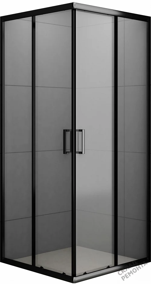 Фото Душевое ограждение ODA B8037 стекло 6 мм 80*80 купить в Новосибирске: цена, описание, фото. Интернет-магазин 3