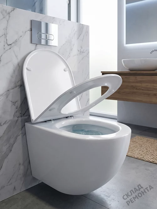 Фото Унитаз подвесной Calypso CS3215UQ-OK ультратихий смыв купить в Новосибирске: цена, описание, фото. Интернет-магазин 1