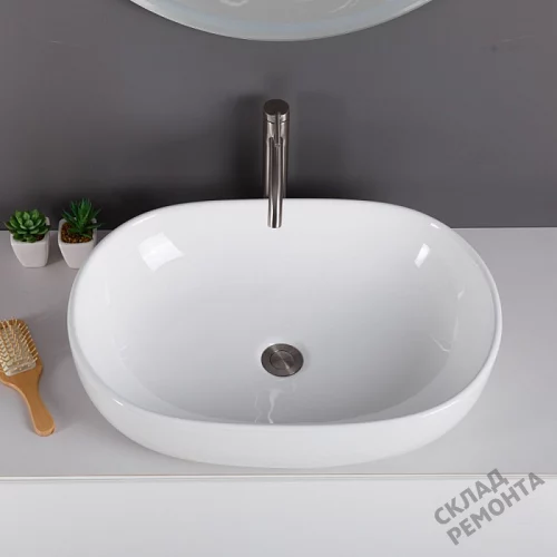 Фото Раковина накладная BelBagno BB1084 60 см купить в Новосибирске: цена, описание, фото. Интернет-магазин 5