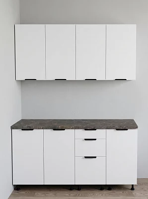 Кухонный гарнитур Leko Аттика 1,6 м норд глянец