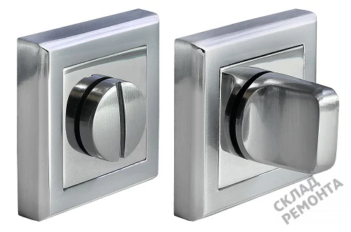 Фото Завертка сантехническая Morelli MH-WC-S SC/CP матовый хром/полированный хром – купить в Новосибирске: цена, описание, фото. Интернет-магазин. 1