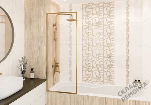 Фото Плитка настенная Alma Ceramica Plesso TWU09PLS044 коричневый 249*500 – купить в Новосибирске: цена, описание, фото. Интернет-магазин 4