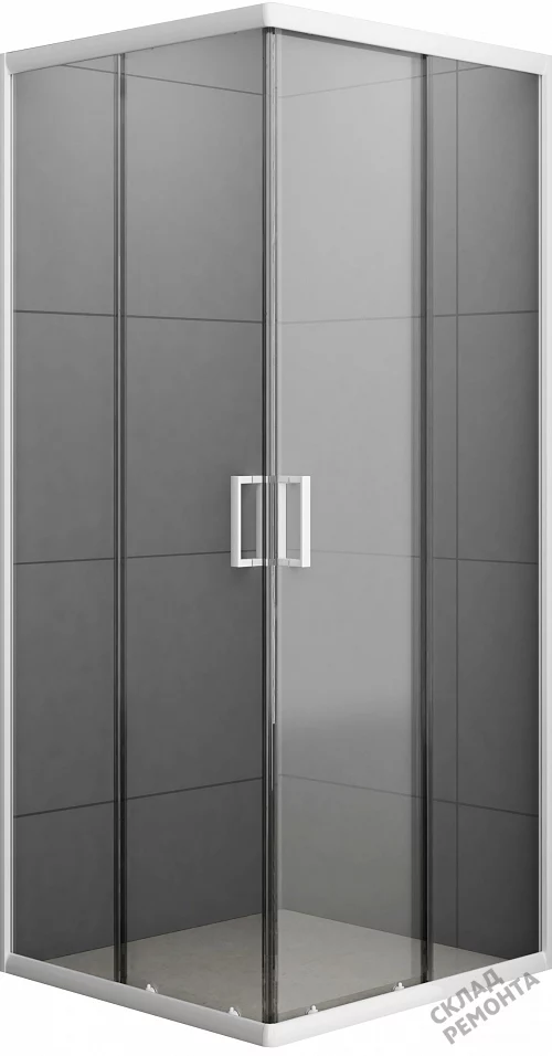 Фото Душевое ограждение ODA W8037 стекло 6 мм 80*80 купить в Новосибирске: цена, описание, фото. Интернет-магазин 1