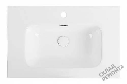 Фото Раковина на тумбу Aquanet Flat 70 (284027), 71 см купить в Новосибирске: цена, описание, фото. Интернет-магазин 1